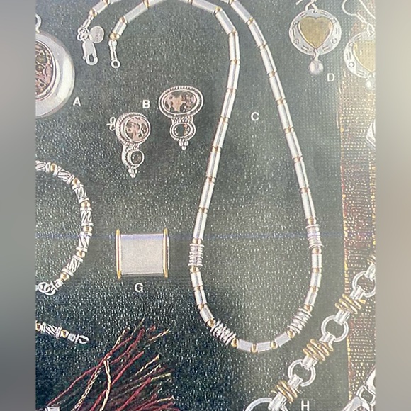 Silpada Rare HTF Sterling Silver & 9K Gold Bead & Tube Unisex Necklace - 18ā - Picture 15 of 15